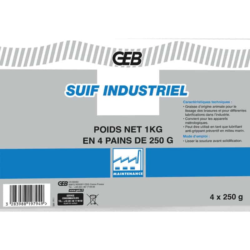 Suif industriel GEB 819794