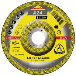 Disque à ébarber 125 mm A24 Extra KLINGSPOR 188466