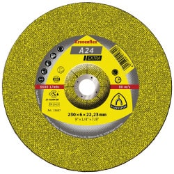 Disque à ébarber métal 230 mm A24 Extra KLINGSPOR 13447