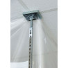 Lot étais télescopiques + bâche anti-poussière 3 x 5 m URKO