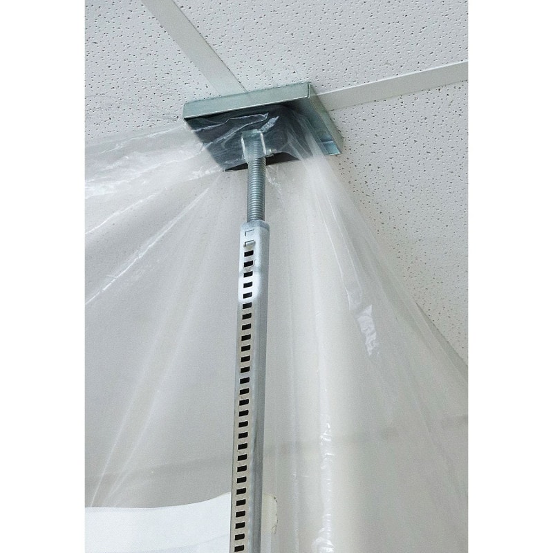 Lot étais télescopiques + bâche anti-poussière 3 x 5 m URKO