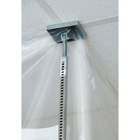 Lot étais télescopiques + bâche anti-poussière 3 x 5 m URKO