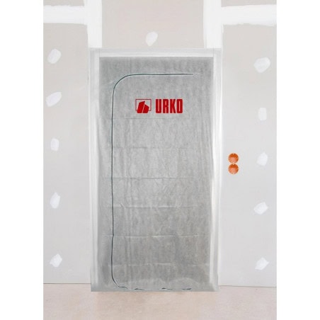 Lot étais télescopiques + bâche anti-poussière 3 x 5 m URKO