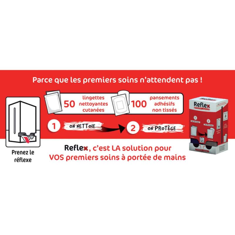DISTRIBUTEUR PREMIERS SECOURS "REFLEX"
