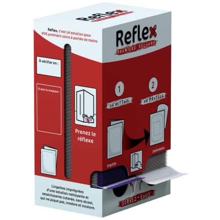 Distributeur premiers secours "REFLEX" FARMOR