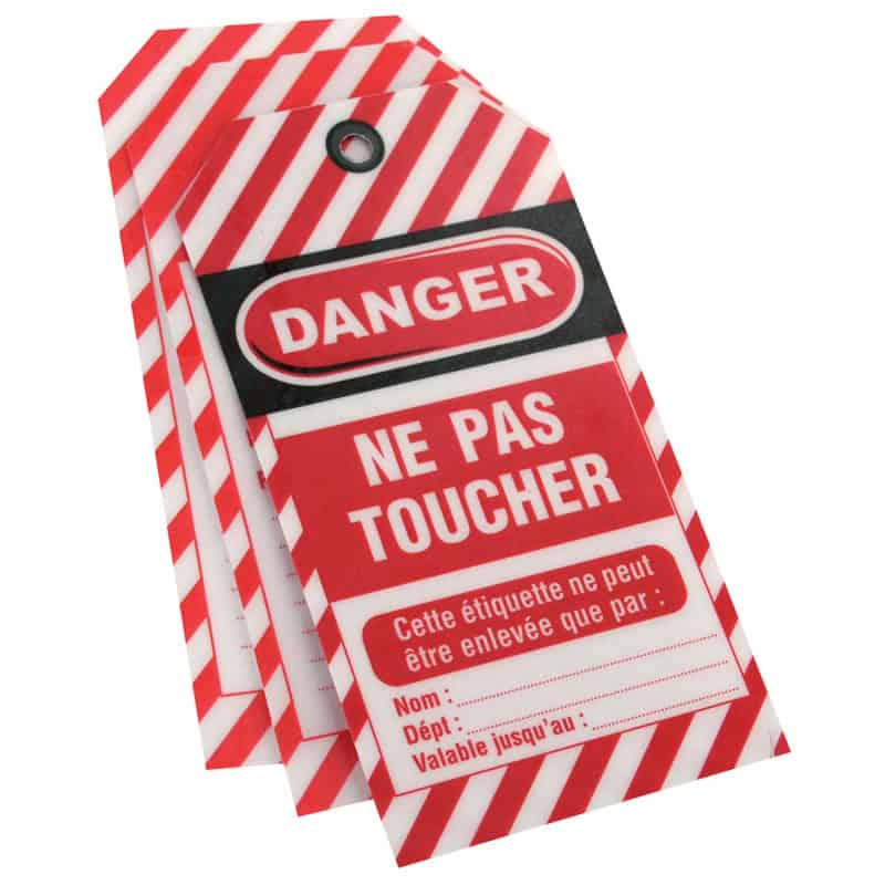 Étiquette de consignation - ne pas mettre en marche - THIRARD
