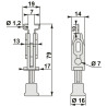 Consignation de disjoncteur 12,7 mm - prise extérieure - THIRARD