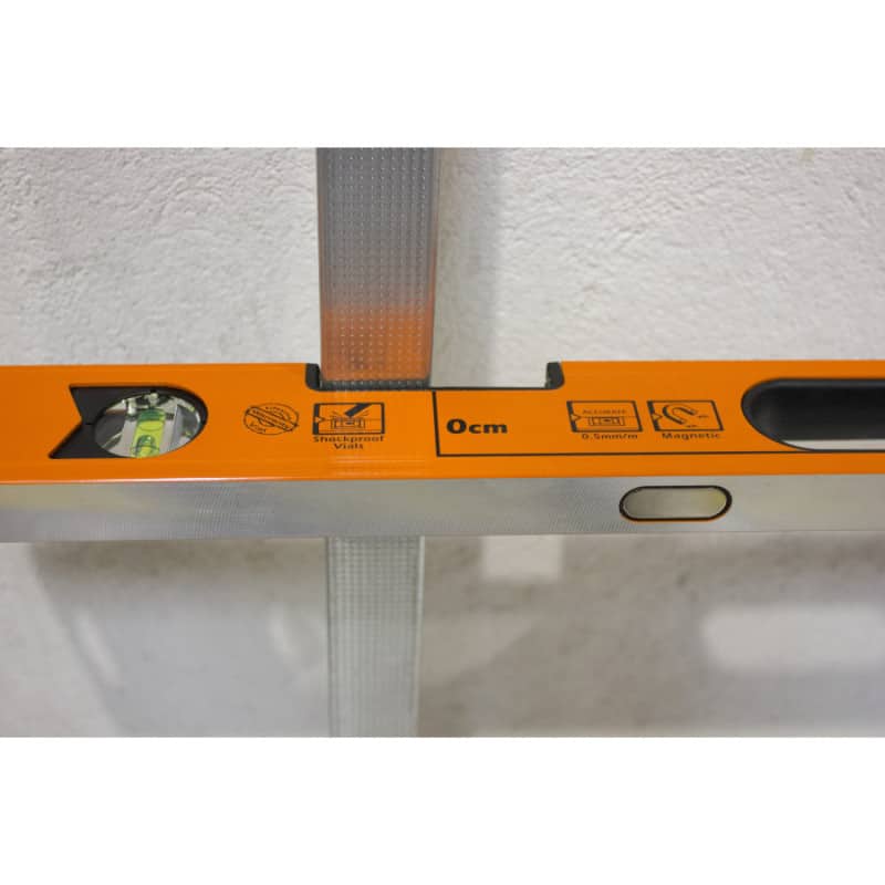 Niveau de plaquiste 90 cm spécial montants à encoches aimantées XL EDMA 175455