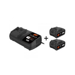 Pack 2 batteries et chargeur 18V - 5 Ah SPIT 054548
