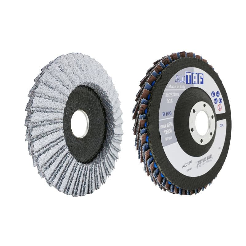 DISQUE A LAMELLE POUR ALUMINIUM 125 MM