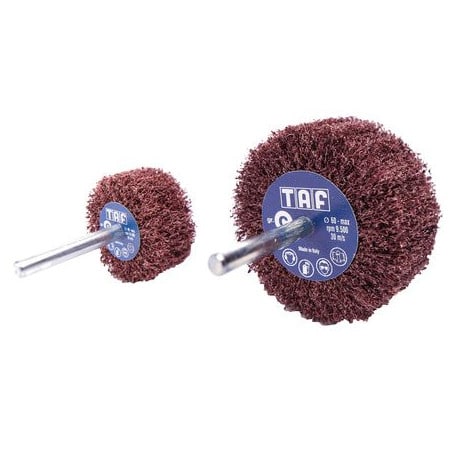 Roue à lamelle en tissu non tissé POLITAF - Diamètre 40 mm - TAF