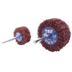 Roue à lamelle en tissu non tissé POLITAF - Diamètre 60 mm - TAF