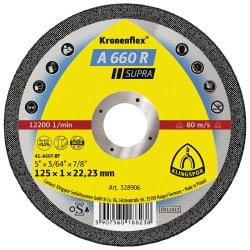 Disque à tronçonner 180 mm Supra KLINGSPOR