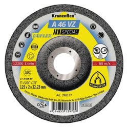 Disque à ébarber et tronçonner 115 mm 2 en 1 A46VZ KLINGSPOR