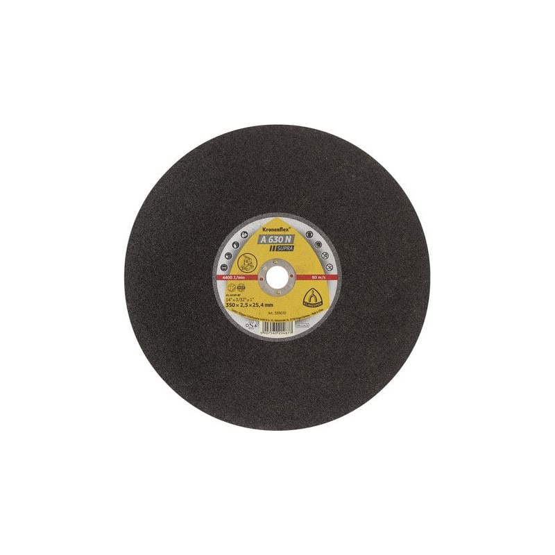 Disque à tronçonner spécial chantier - plein - KLINGSPOR 353324