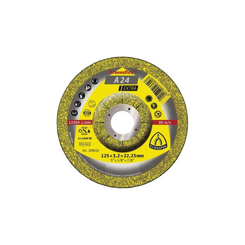 Disque à tronçonner A24 extra pour métal KLINGSPOR 209016