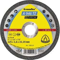 Disque à tronçonner A946 TZ 125 mm KLINGSPOR