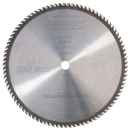 Lame de scie métal/acier/inox pour Dry Cutter Ø355 mm JEPSON