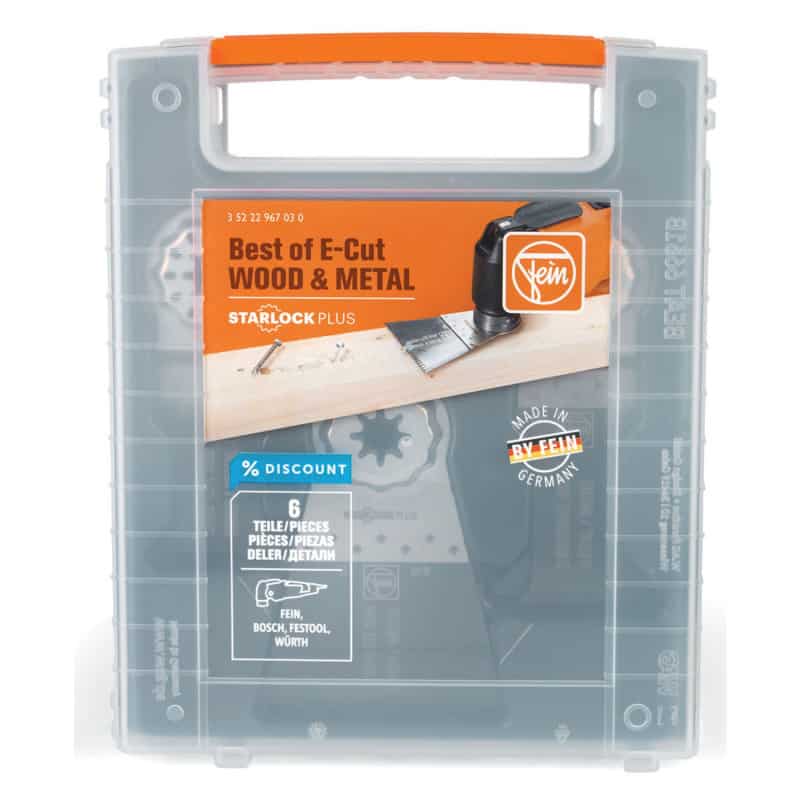 Coffret 6 lames bois et métal STARLOCK PLUS FEIN 35222967030