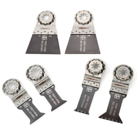 Coffret 6 lames bois et métal STARLOCK PLUS FEIN 35222967030