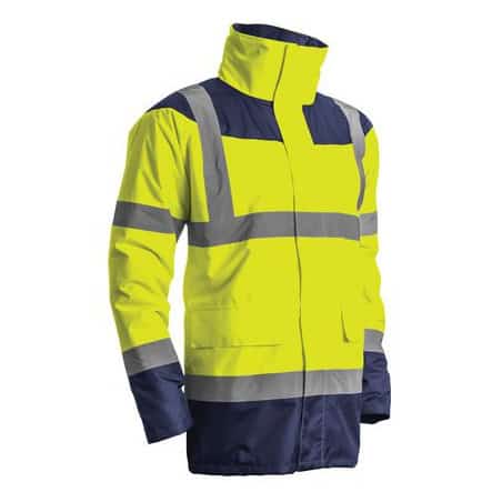 Parka haute-visibilité jaune/marine COVERGUARD