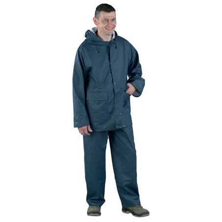 Ensemble de pluie PU / PVC bleu COVERGUARD