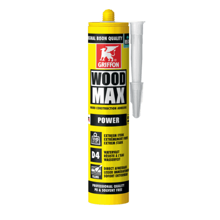 Colle à bois WOOD MAX - cartouche 380g - GRIFFON 6311124
