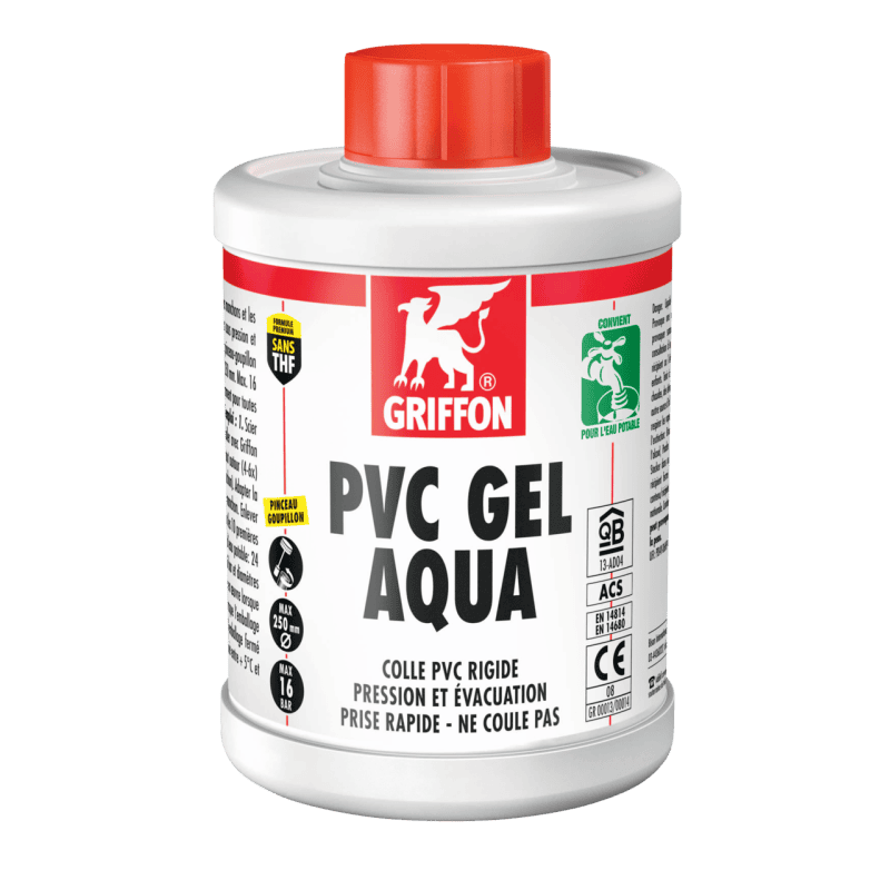 Colle PVC gel aqua - bidon 1l - GRIFFON 6140216
