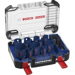 Coffret trépan carbure  (20/22/25/32/35/40/44/51/60/68/76 mm) Power Change EXPERT TOUGH MATERIAL - 14 pièces - BOSCH 2608900448