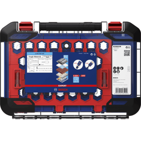 Coffret trépan carbure  (20/22/25/32/35/40/44/51/60/68/76 mm) Power Change EXPERT TOUGH MATERIAL - 14 pièces - BOSCH 2608900448