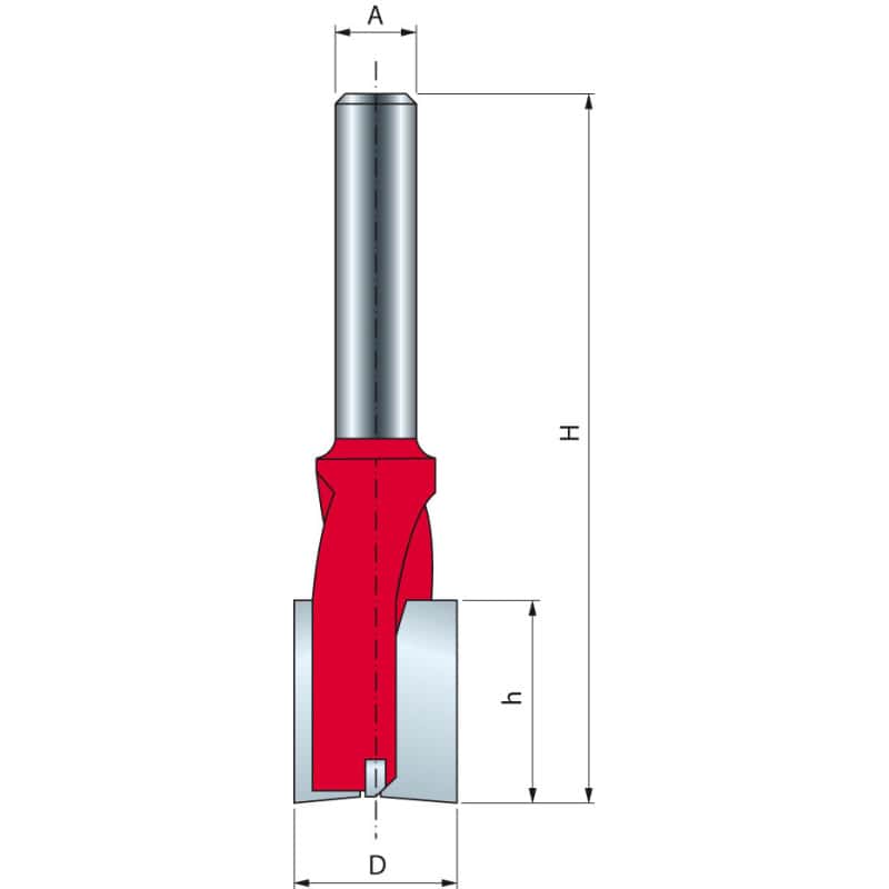 Mèche droite carbure FREUD F03FR01577