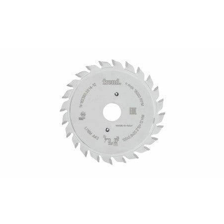 Lame d'inciseur extensible standard - Ø120 / 2,8~3,6 / AL20 / Z12+12 - FREUD F03FS02485