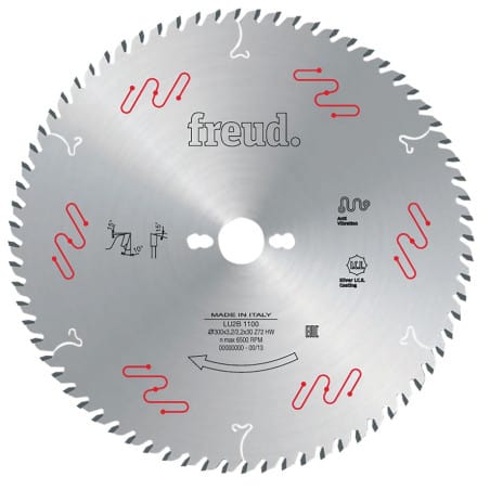 Lame bois Ø 350 mm - AL 30 mm - 3,5/2,5 mm - 72 dents FREUD F03FS04893