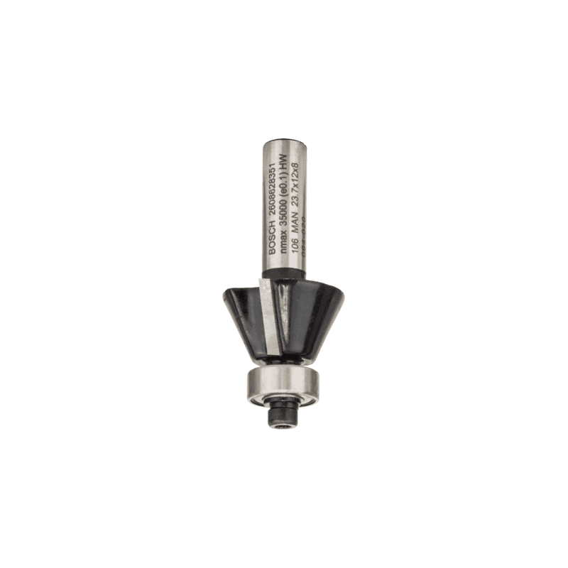 Fraise à chanfreiner 25° ØQ8 mm - Ø23,7 mm BOSCH 2608628351