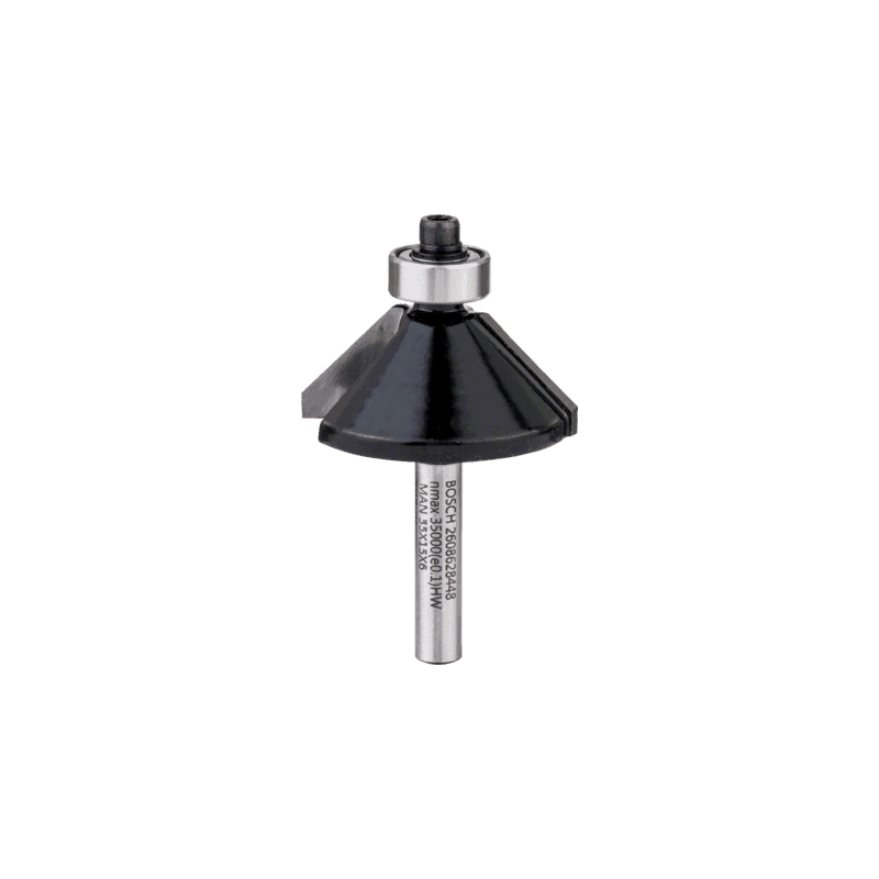 Fraise à chanfreiner 45° ØQ8 mm - Ø35 mm BOSCH 2608628352
