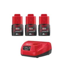 Pack énergie 1 chargeur + 1 batterie 12V MILWAUKEE 4933451900