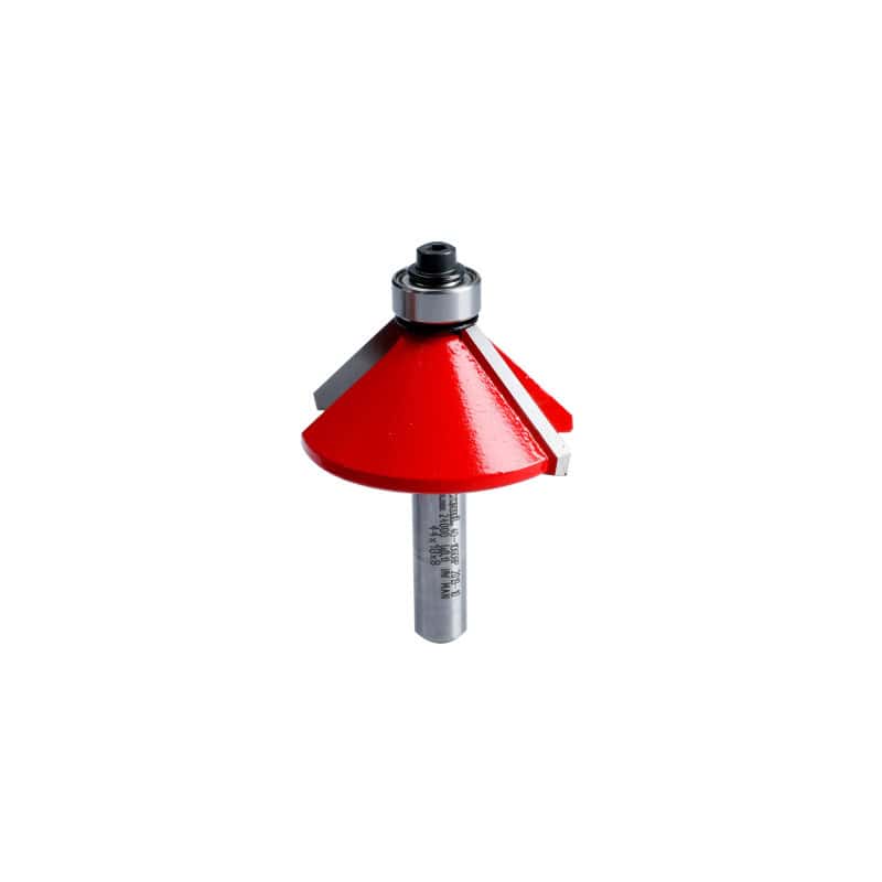 Fraise à chanfreiner Ø18,15 - ØQ6 - L12,7/54,9 mm - 15° - Z2 - FREUD F03FR01906
