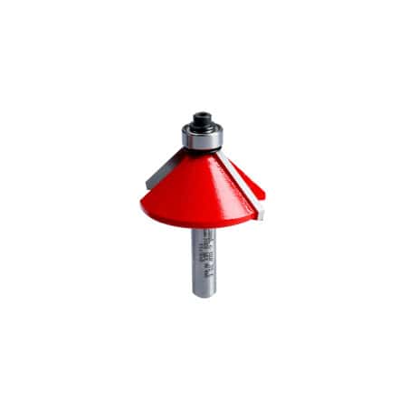 Fraise à chanfreiner Ø44 - ØQ8 - H18,5/61 mm -45 ° - Z2 - FREUD F03FR01920
