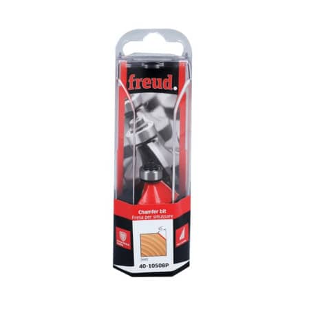 Fraise à chanfreiner Ø18,15 - ØQ6 - L12,7/54,9 mm - 15° - Z2 - FREUD F03FR01906
