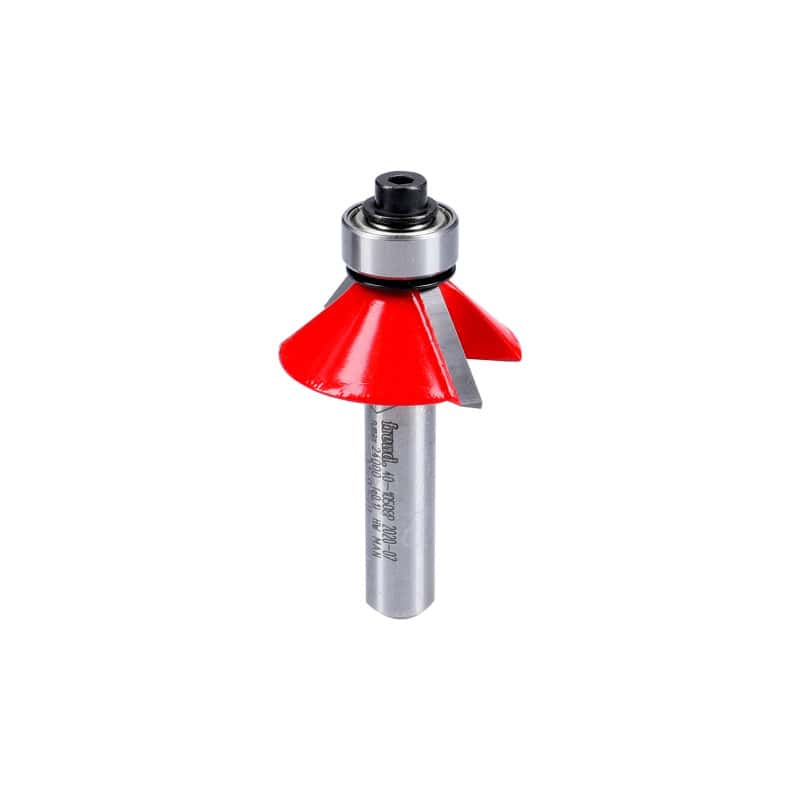 Fraise à chanfreiner Ø18,15 - ØQ6 - L12,7/54,9 mm - 15° - Z2 - FREUD F03FR01906