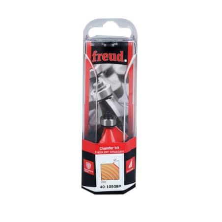 Fraise à chanfreiner Ø18,15 - ØQ6 - L12,7/54,9 mm - 15° - Z2 - FREUD F03FR01906