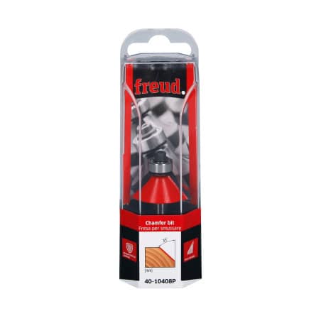 Fraise à chanfreiner Ø18,15 - ØQ6 - L12,7/54,9 mm - 15° - Z2 - FREUD F03FR01906