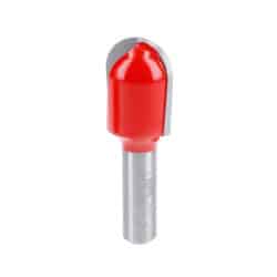 Fraise à gorge à roulement supérieur téflon Ø 25,4 - Ø Q12 - L 317,/72 - R12,7 mm FREUD F03FR01608