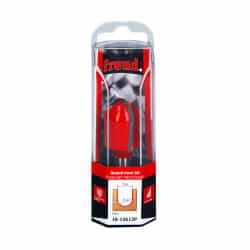 Fraise à gorge à roulement supérieur téflon Ø 25,4 - Ø Q12 - L 317,/72 - R12,7 mm FREUD F03FR01608