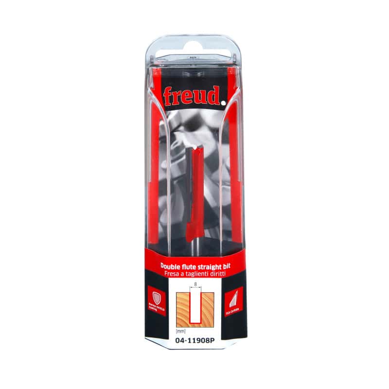 Mèche droite Ø Q 8 mm - Ø 8 mm - H 31,8/70 mm FREUD F03FR01448