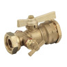 Robinet compteur femelle écrou tournant SFERACO - CALEFFI 657525