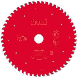 Lame alu / PVC Ø 160 mm - AL 20 mm - 1,8/1,3 mm - 54 dents FREUD F03FS10085