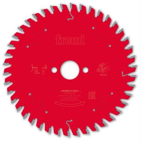 Lame bois Ø 140 mm - AL 20 mm - 1,8/1,3 mm - 42 dents FREUD F03FS09669