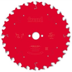 Lame bois Ø 180 mm - AL Ø 20 mm - 24 dents - E 2,4/1,6 mm - FREUD F03FS09696