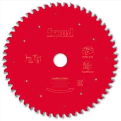 Lame alu / PVC Ø 165 mm - AL 20 mm - E 1,8/1,3 mm - 54 dents FREUD F03FS10086
